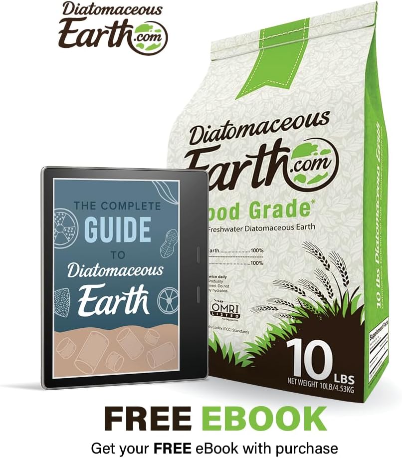 DiatomaceousEarth Food Grade Diatomaceous Earth – 10lb | 100% Organic,