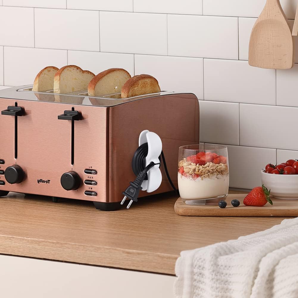 Cord Organizer for Appliances, 4PCS Kitchen Appliance Cord Winder Cabl
