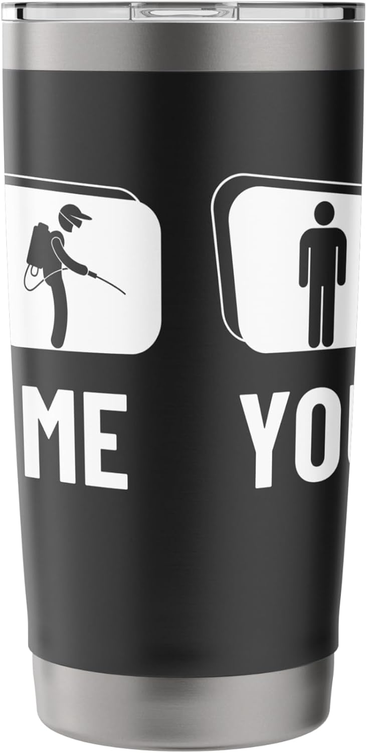 Pest Control Proud Funny Men Exterminator Stainless Steel Insulated Tumbler