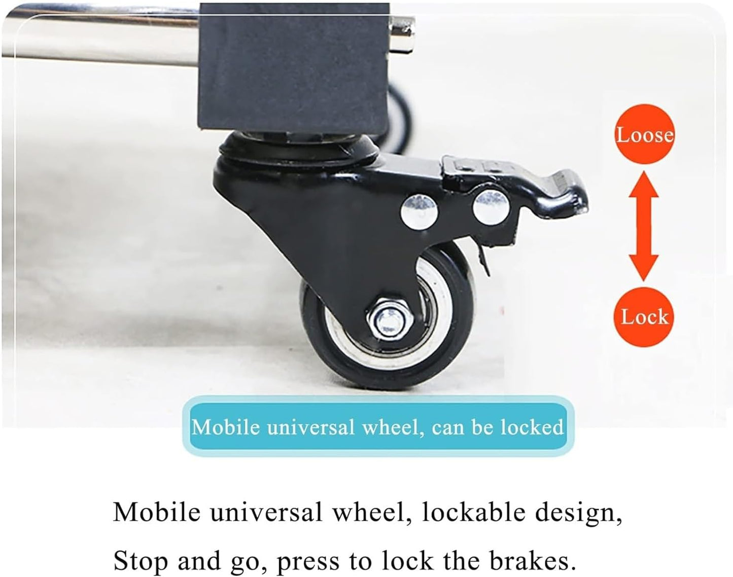 Broom mop Holder Movable Floor Standing Mop Broom Holder Cleaning Tool