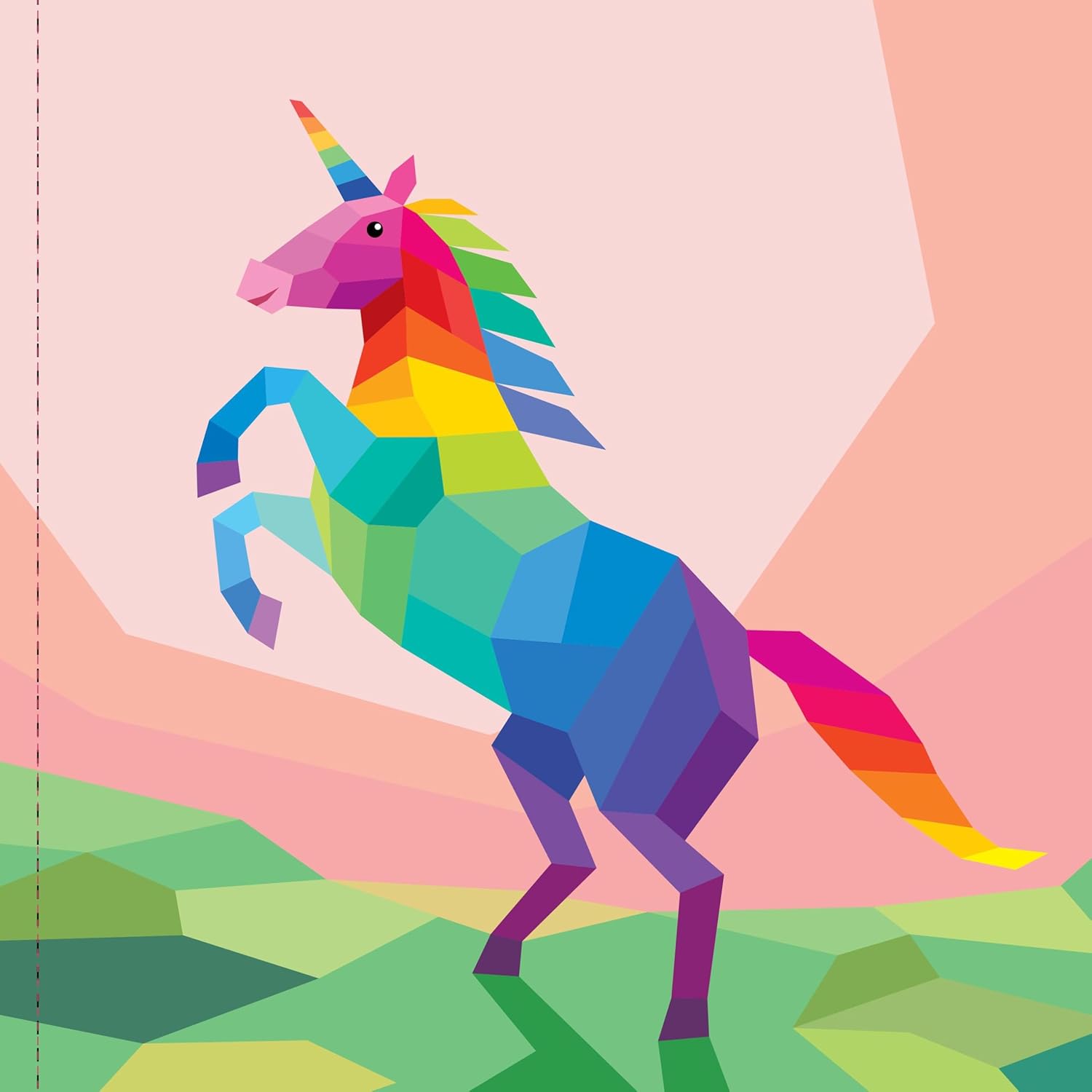 Paint by Sticker Kids: Rainbows Everywhere!: Create 10 Pictures One St