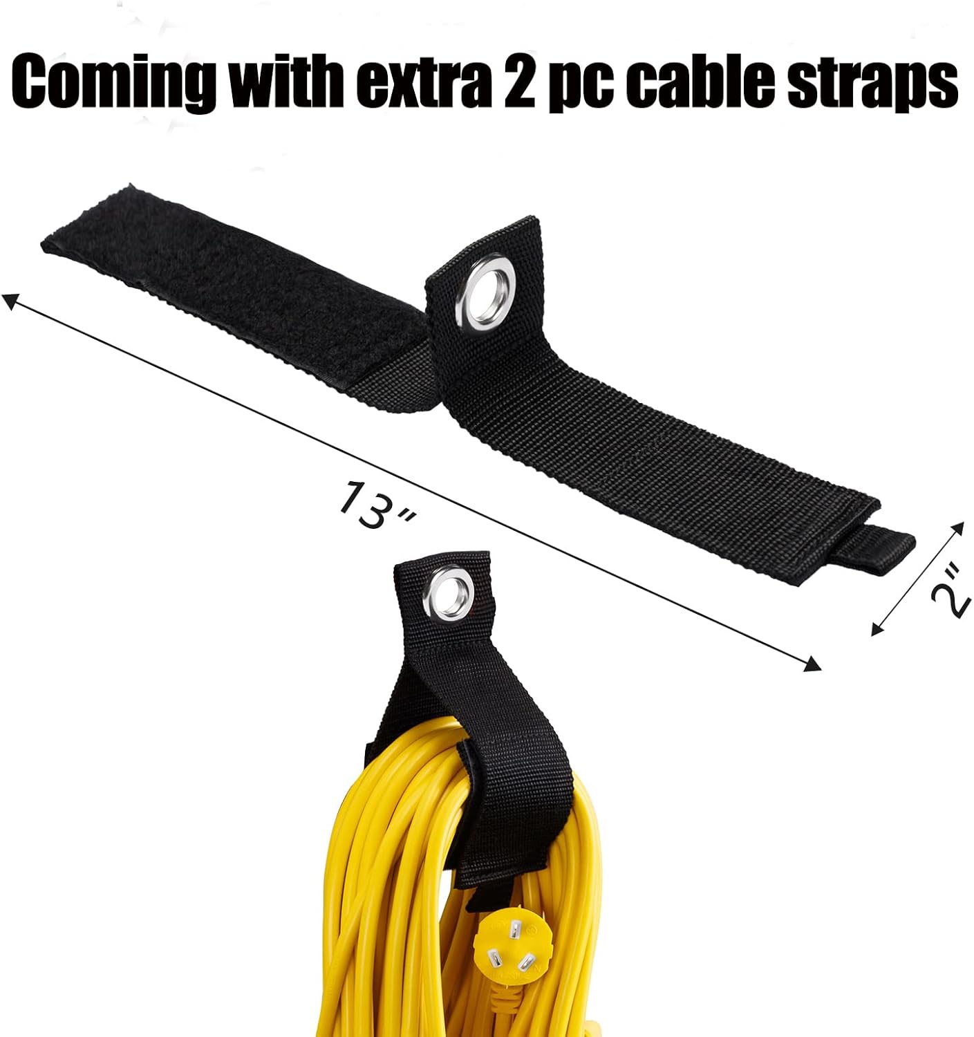 Garage Storage Utility Hooks,Wall Mount&Heavy Duty Garage Hanger & Organizer to Handle Ladder, Hold Chairs,with Premium Steel to Hang Heavy Tools for Up to 55lbs(4Pack*7.5Inch)