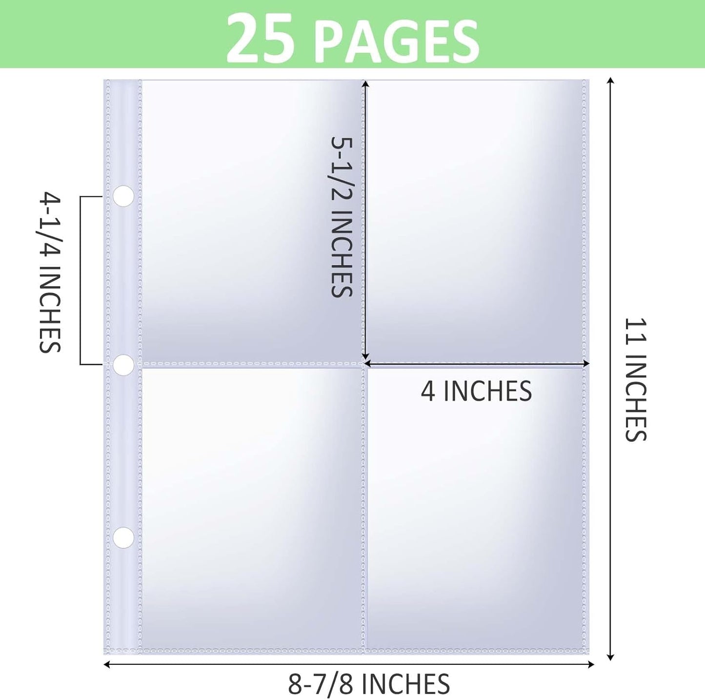 Seed Organizer Garden Seeds Storage Clear Sheet Protectors with 8.5x11