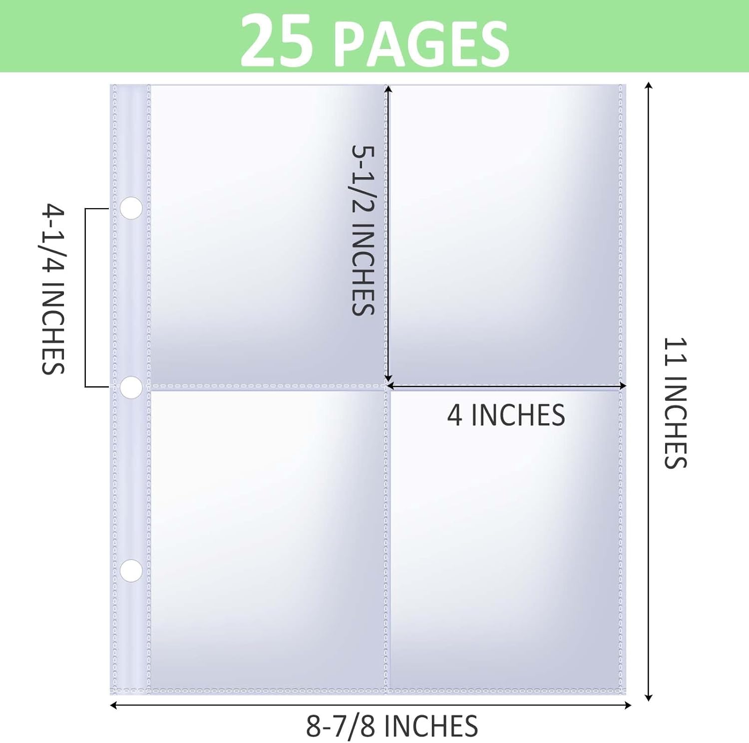 Seed Organizer Garden Seeds Storage Clear Sheet Protectors with 8.5x11