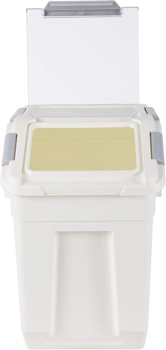 EonTone [2-Pack] 30 lbs Rice Storage Container, 15L Airtight Food Bin 