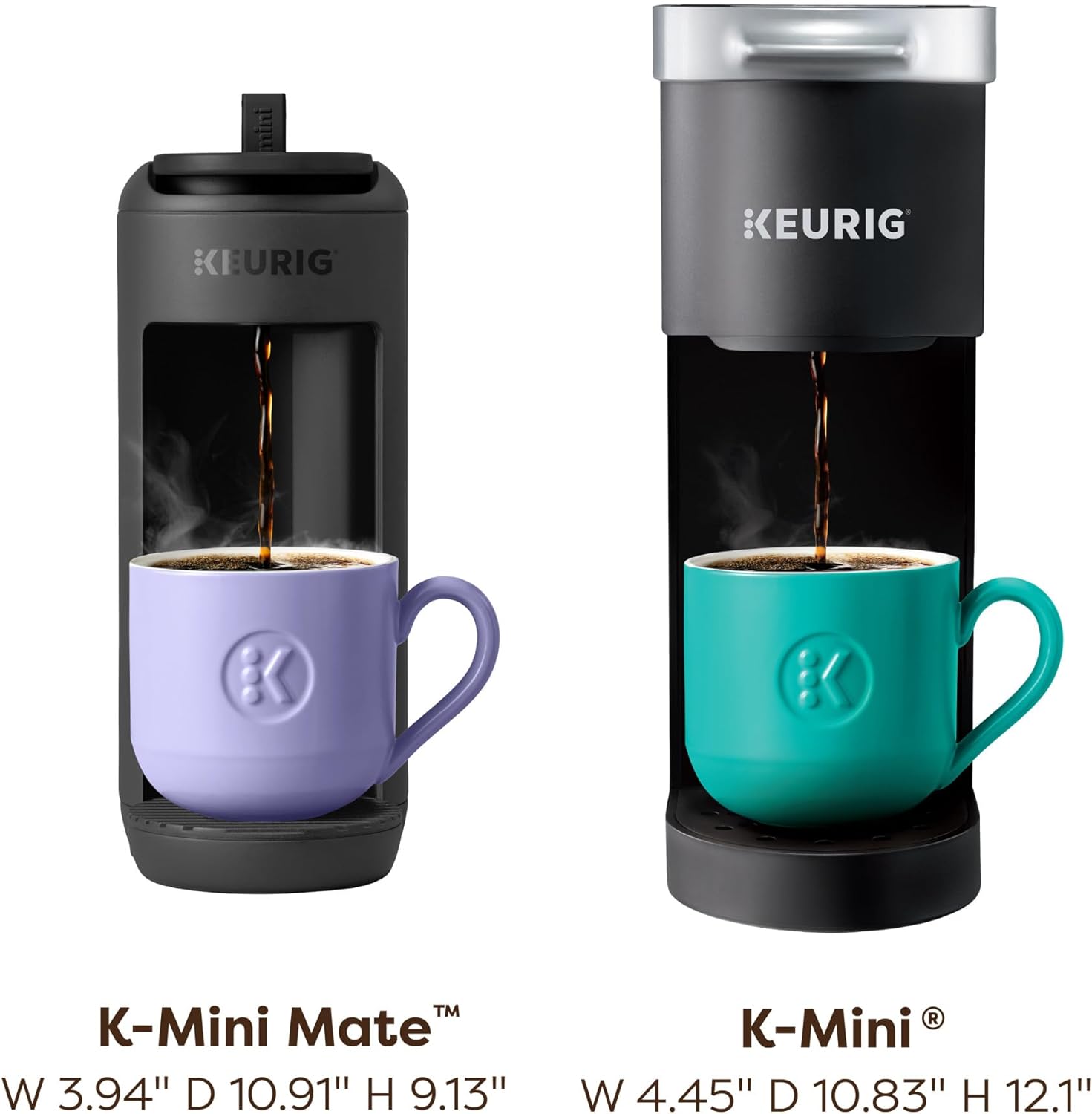 Keurig K-Mini Mate Single Serve K-Cup Pod Coffee Maker, Brews Up to 12