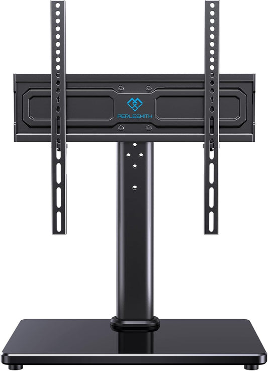 PERLESMITH Universal Swivel TV Stand for 24-60 inch TVs up to 99 lbs, 