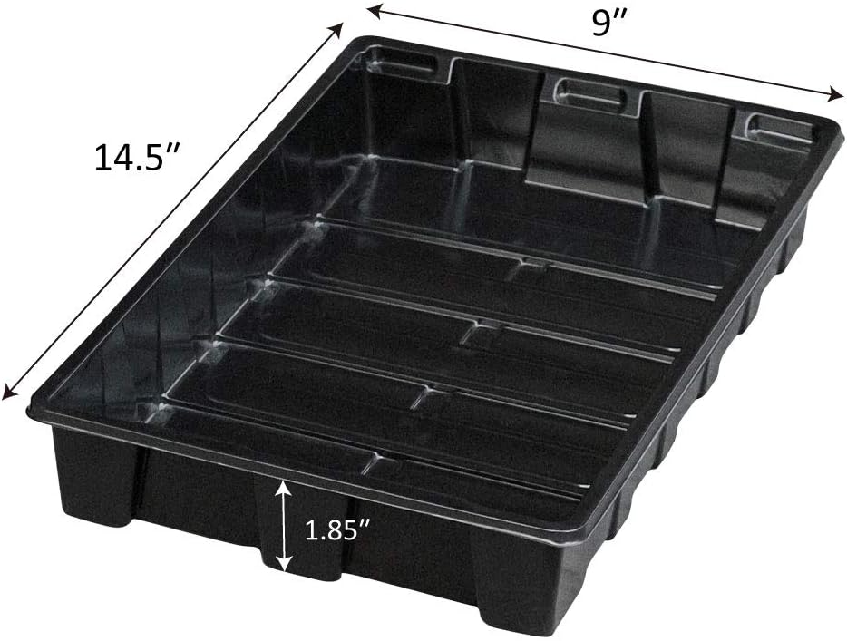 Gardzen 10 Pack Seed Trays, Reusable Plant Grow Trays, Ideal for Seed 