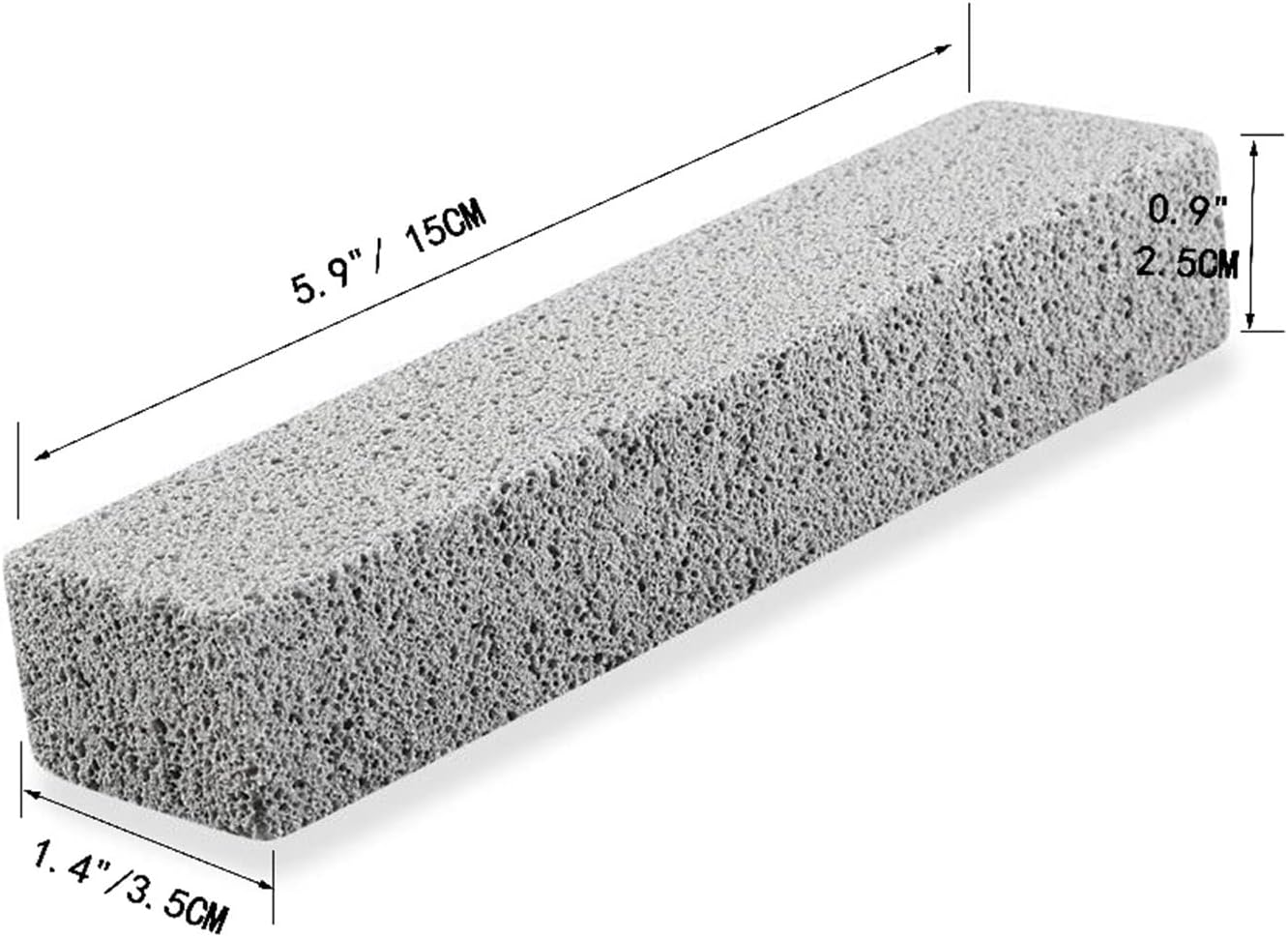 8 Pack Pumice Stone for Toilet Bowl Cleaning, Scouring Stick Remove To
