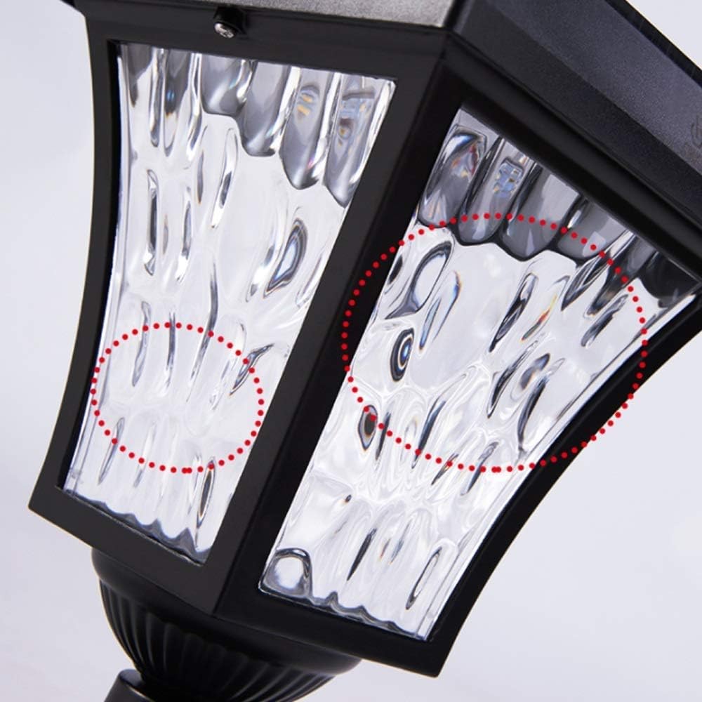 Creative Solar Pillar Light Outdoor Home Waterproof Garden Wall Modern Simple Villa Fence Gate Post Patio Porch Street Lantern Column Lamp Decoration