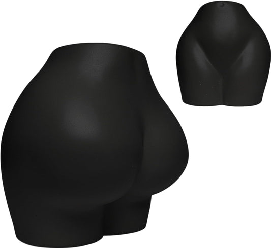 Butt Vase for Decor | Butt Planter Pot | Female Form Body Vase – Unique Modern Cheeky Cute Minimalist Accent Piece – Ceramic Booty Flower Sculpture, Indoor Planter Pot
