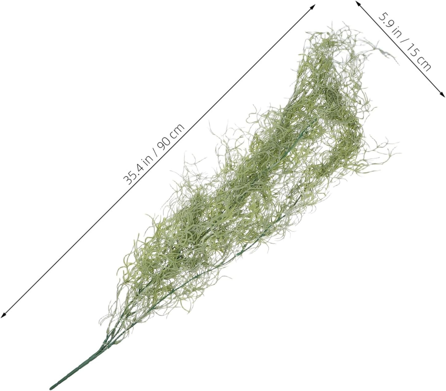 Milisten Artificial Succulents Hanging Plants Faux Greenery String Plants for Home Office Weddings Garden Decor Realistic Dry Flowers and Moss Crafts