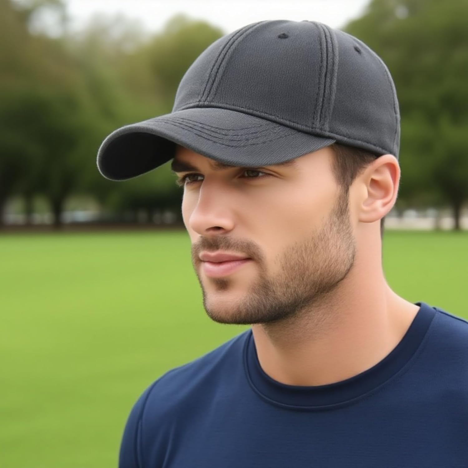 6Pack Unisex Vintage Washed Cotton Baseball Cap Soft Unconstructed Pla