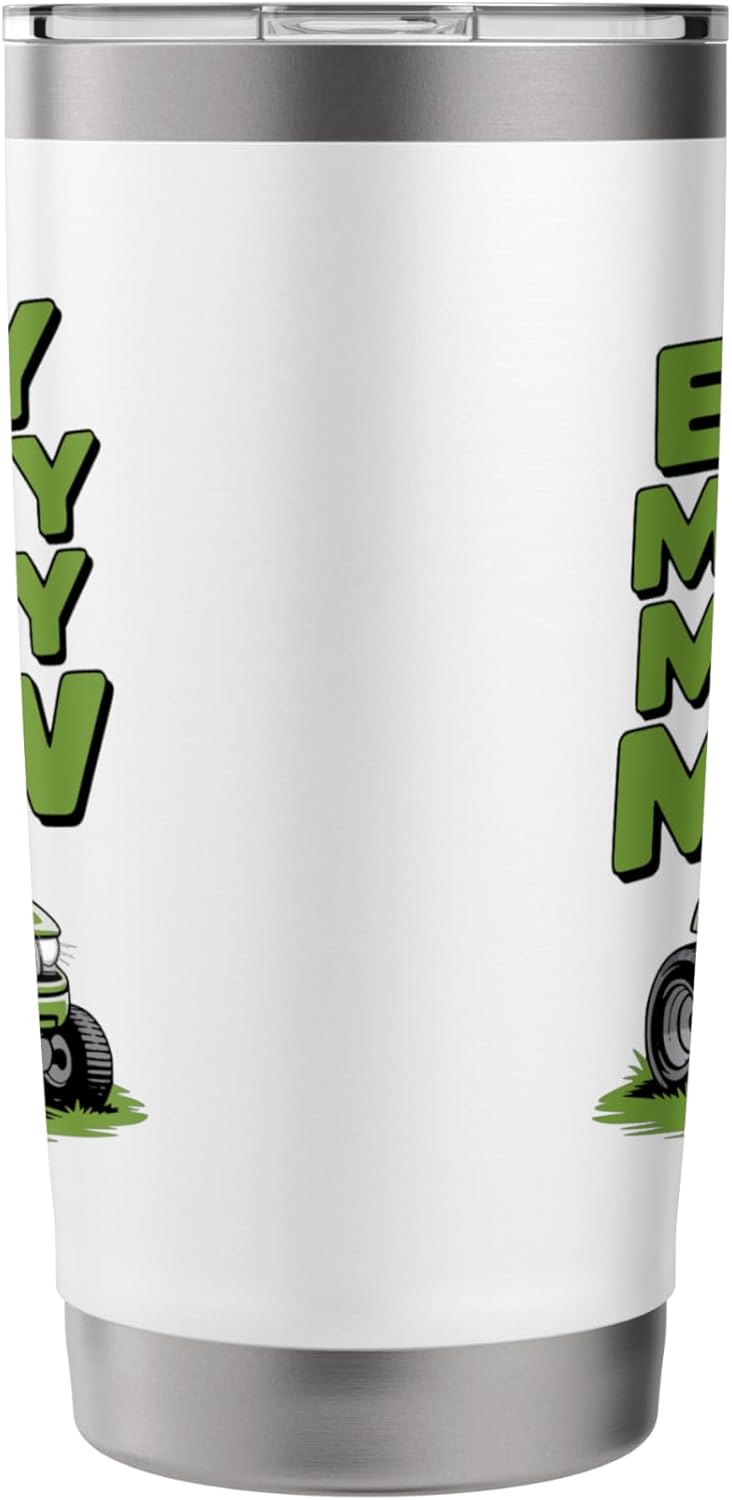 Eeny Meeny Miney Mow : Lawn Care Pun Stainless Steel Insulated Tumbler
