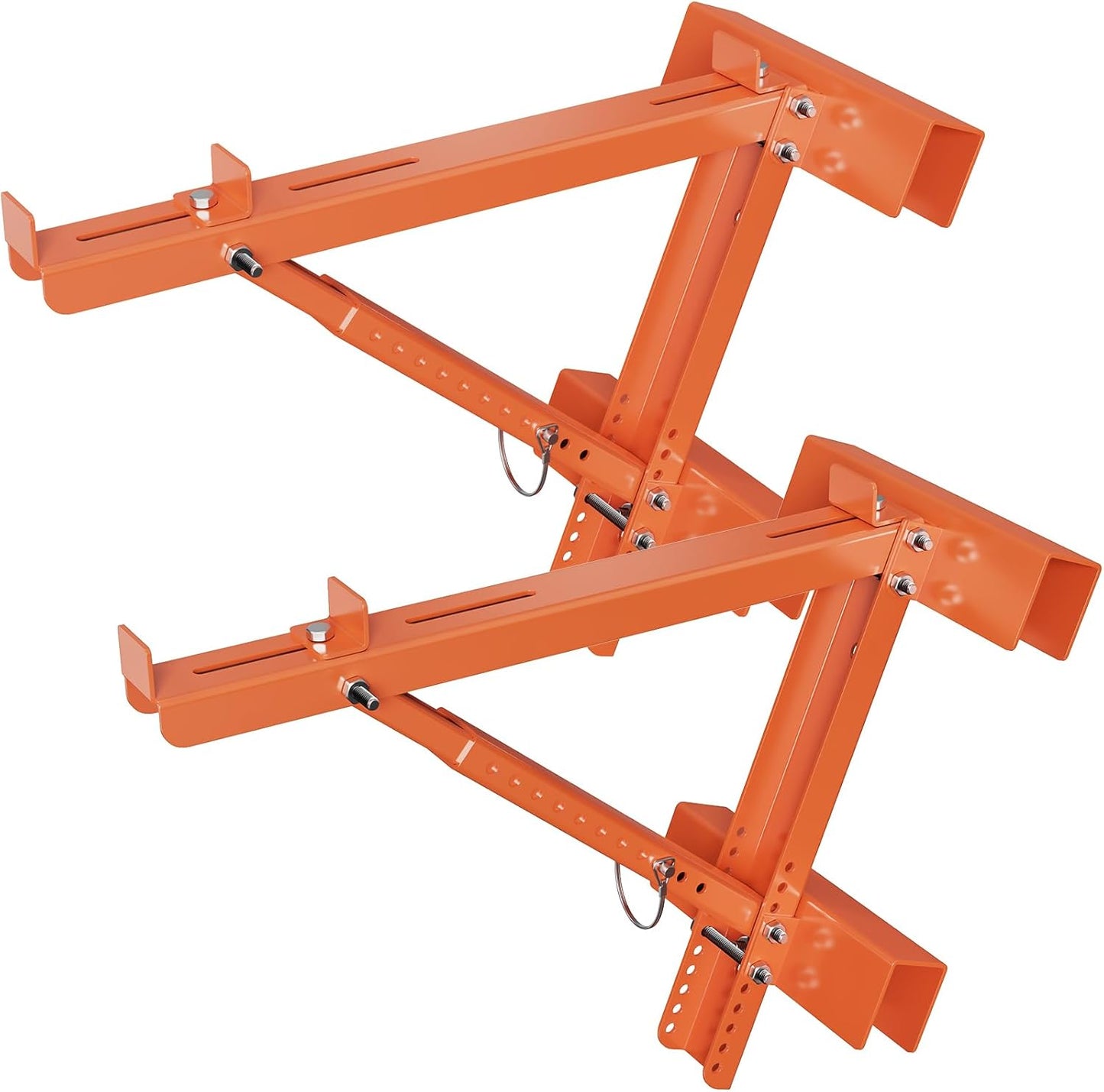 Ladder Jacks for Scaffolding Platform 2-Pack, Heavy-Duty Steel Ladder 