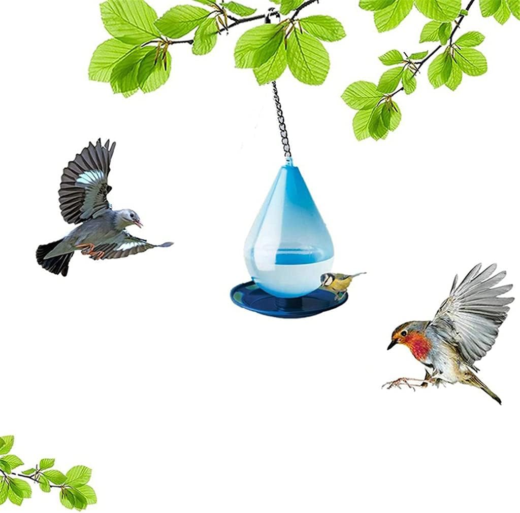 Creative Bird Feeder Plastic Hanging Bird Food Container Outdoor Water