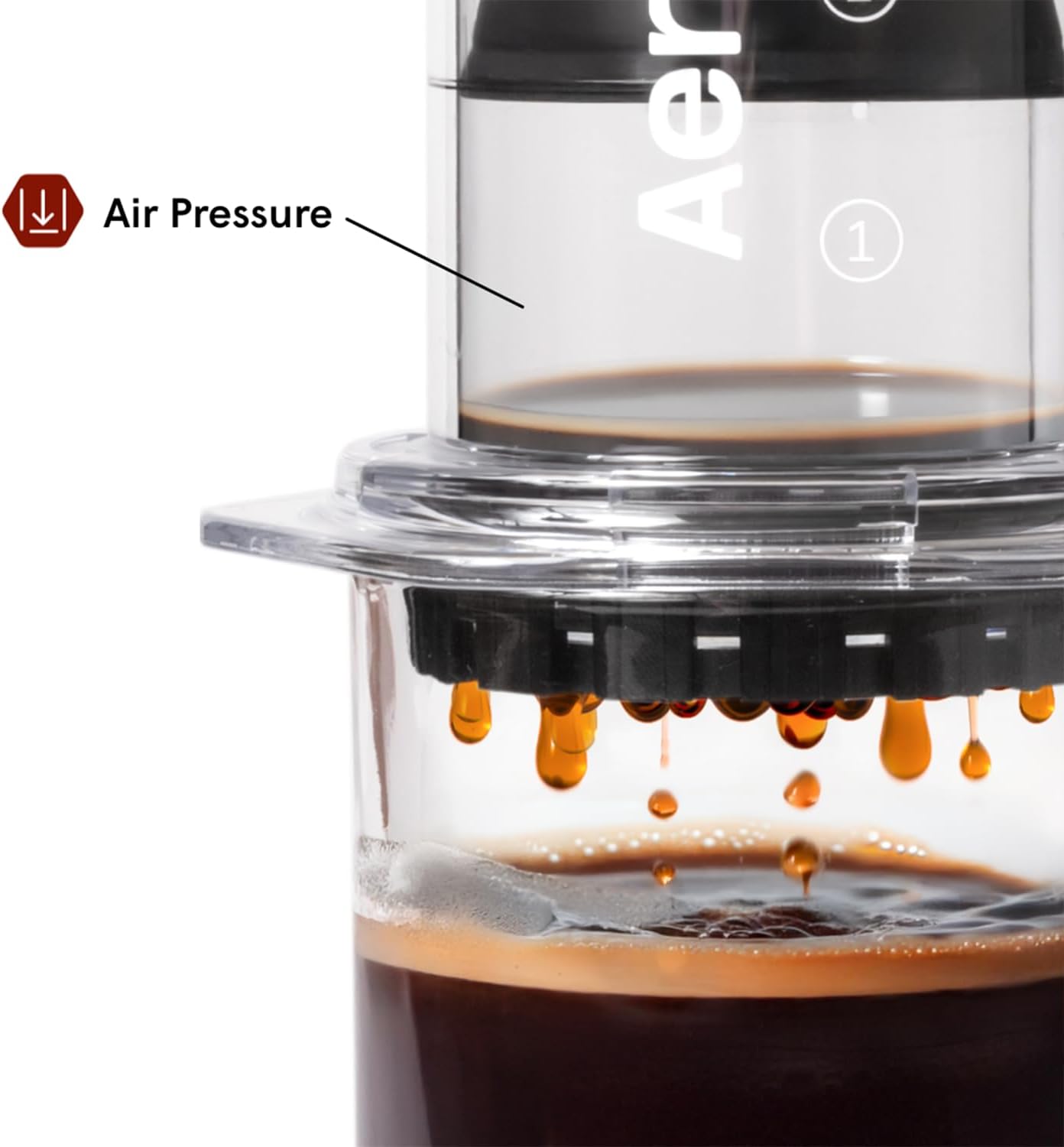 AeroPress Coffee Maker White Paper Micro-Filters, Compostable Coffee F