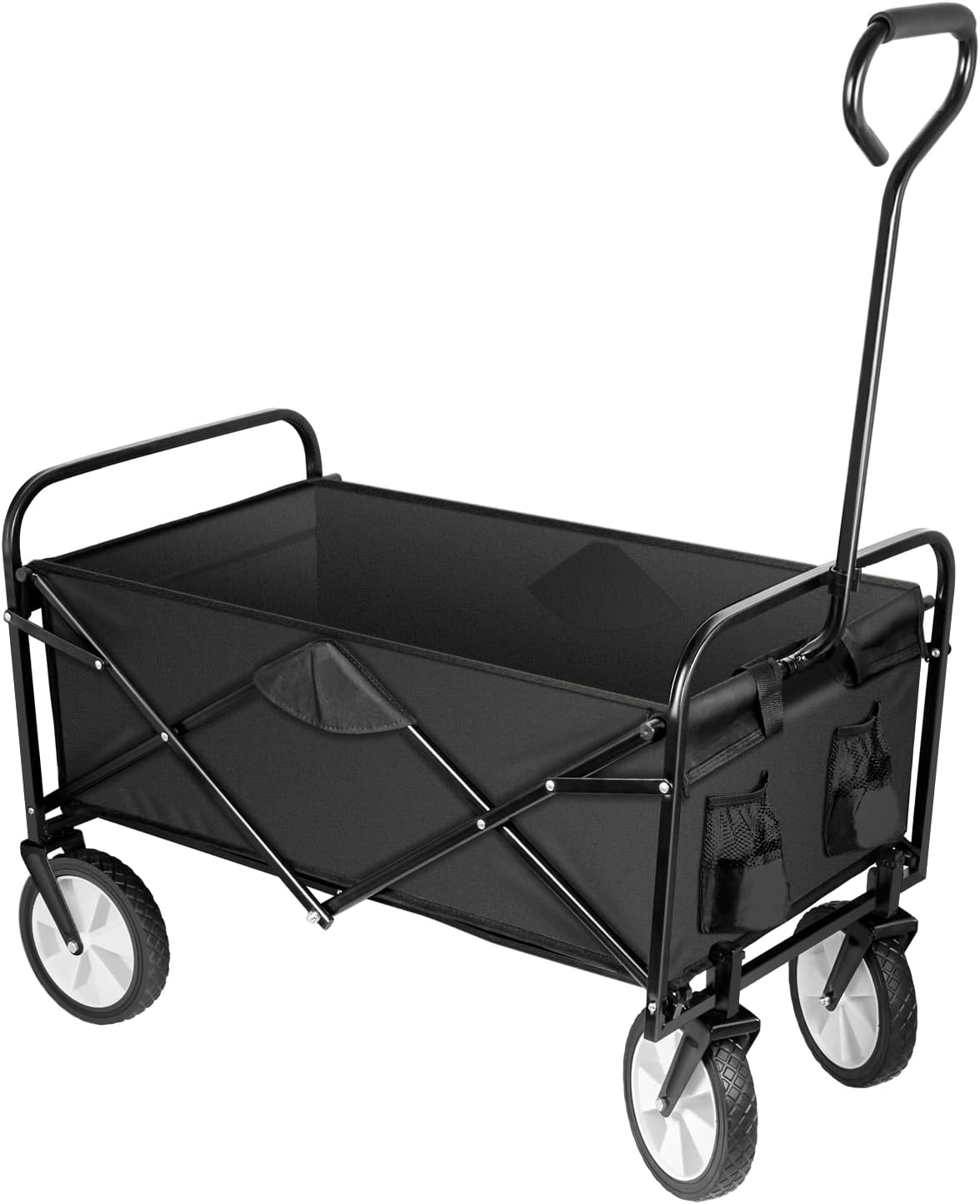 YSSOA Rolling Folding & Rolling Collapsible Garden Cart, Outdoor Campi