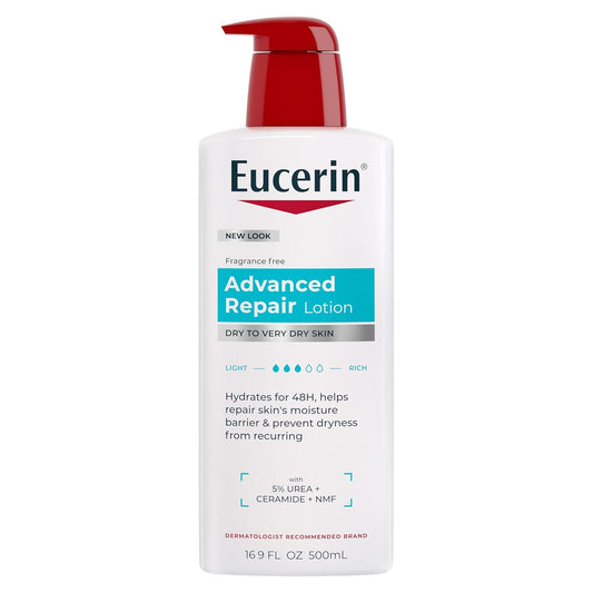 Eucerin Advanced Repair Body Lotion for Very Dry Skin, Unscented Lotio
