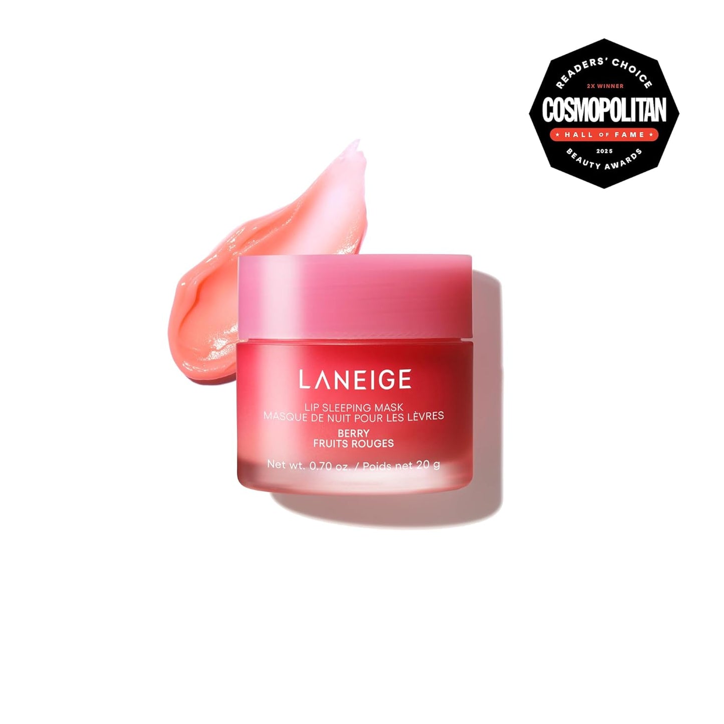 LANEIGE Lip Sleeping Mask: Nourish, Hydrate, Vitamin C, Murumuru & She