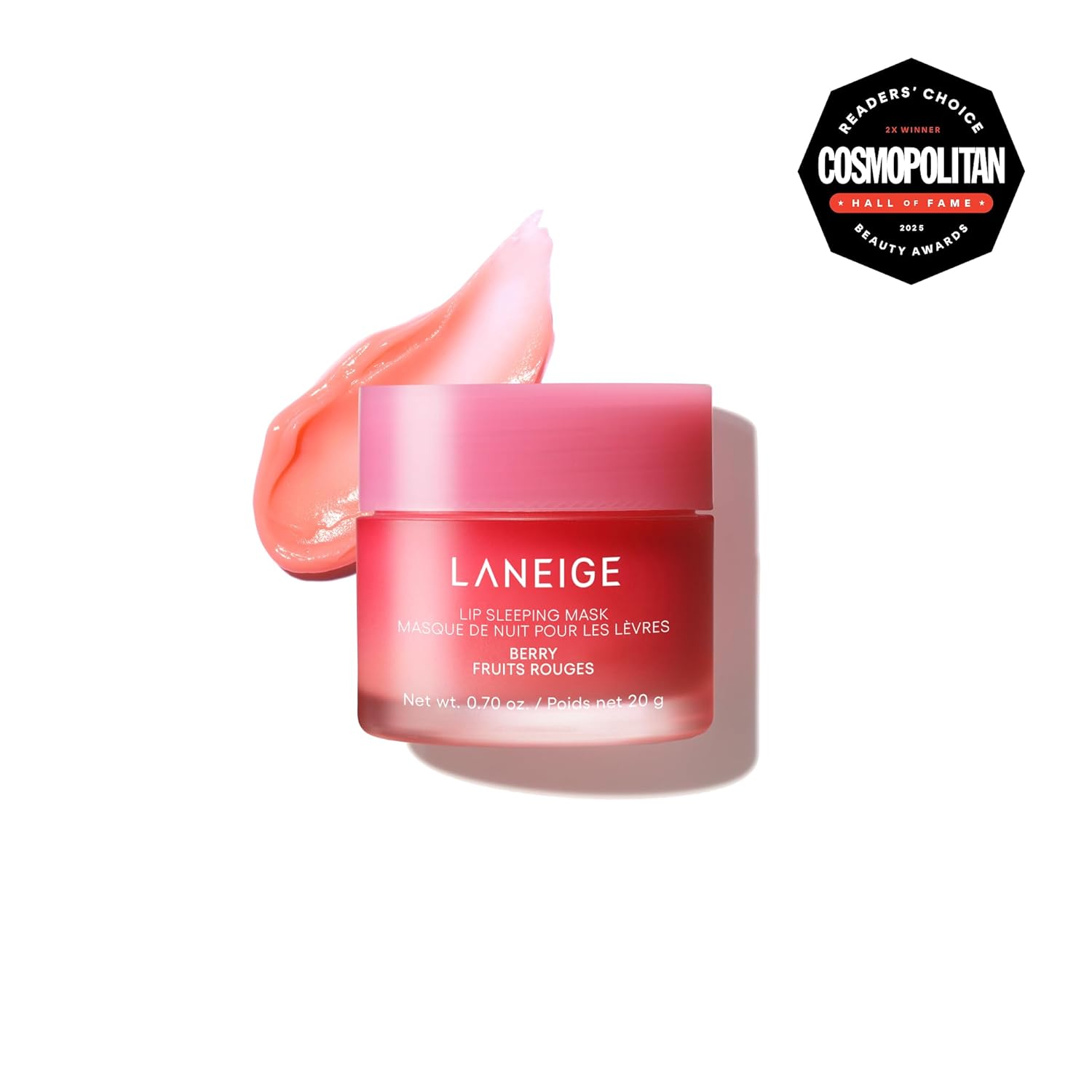 LANEIGE Lip Sleeping Mask: Nourish, Hydrate, Vitamin C, Murumuru & She