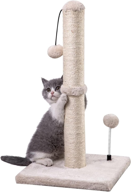 MECOOL Cat Scratching Post Premium Basics Kitten Scratcher Sisal Scrat