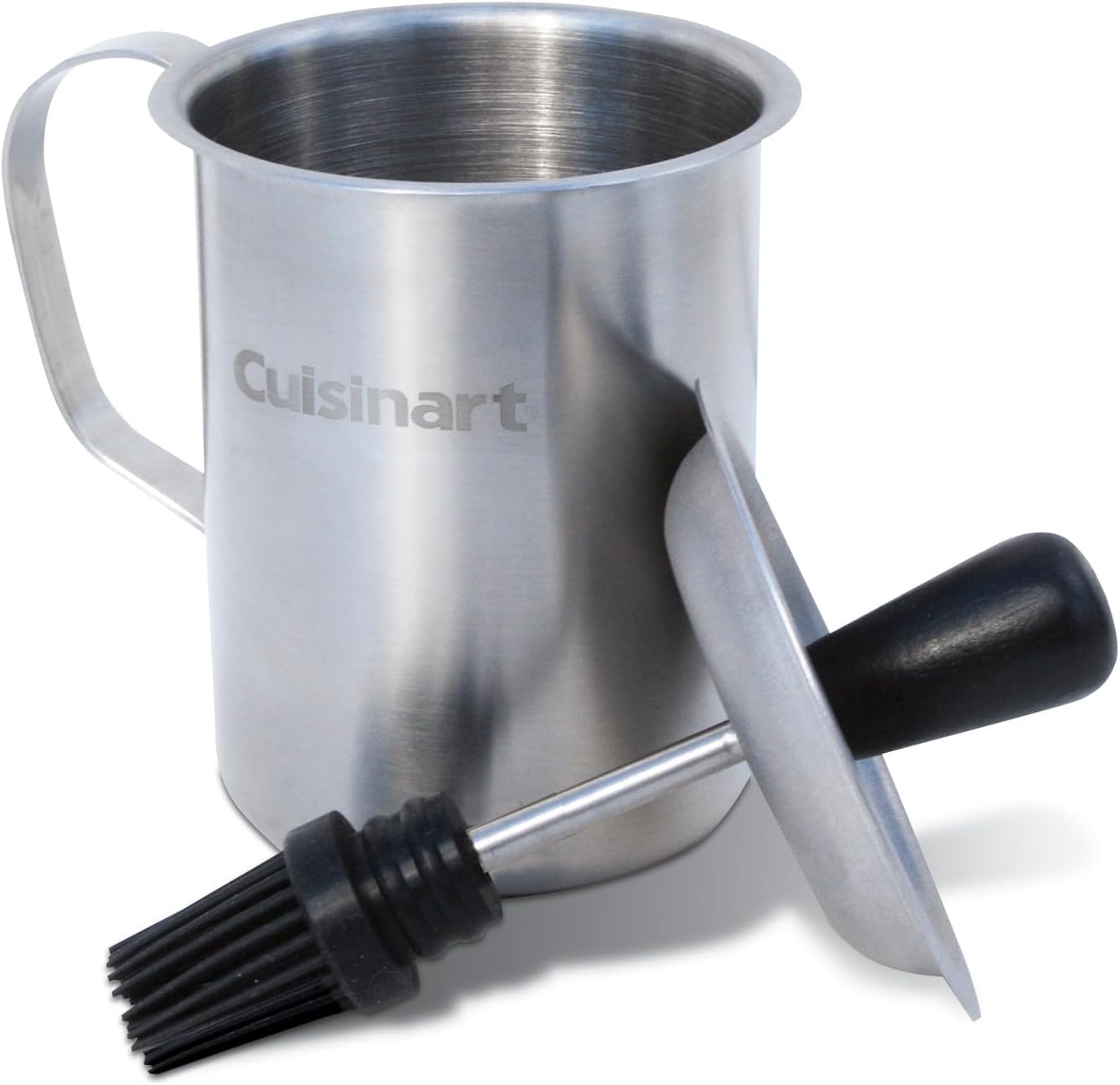 Cuisinart Sauce Pot and Basting Brush Set, 16 oz. Stainless Steel Gril