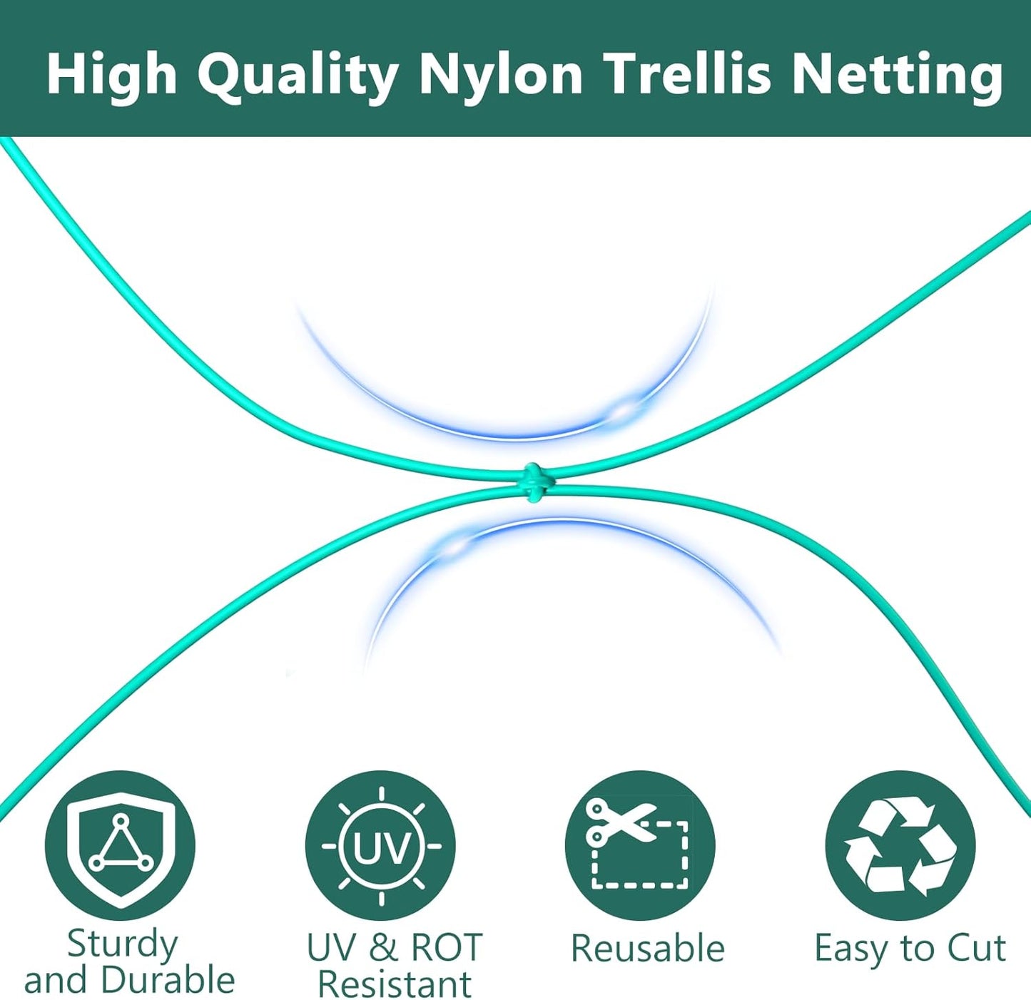 Bird Netting for Chicken Coop, Garden Net, Poultry Net, Pond Net, Frui