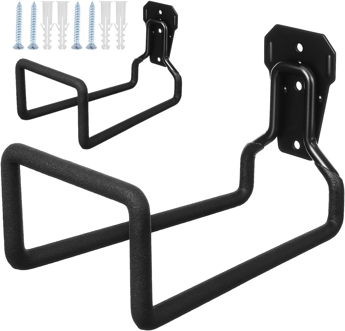 Kisangel Heavy Duty Garage Hooks 2 Pack Wall Mount Tool Hangers for Ga