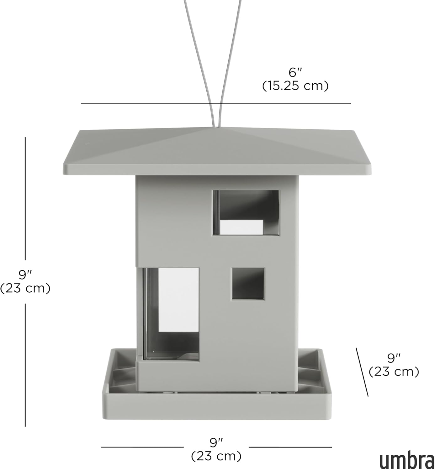 Umbra Modern Bird Café, Grey
