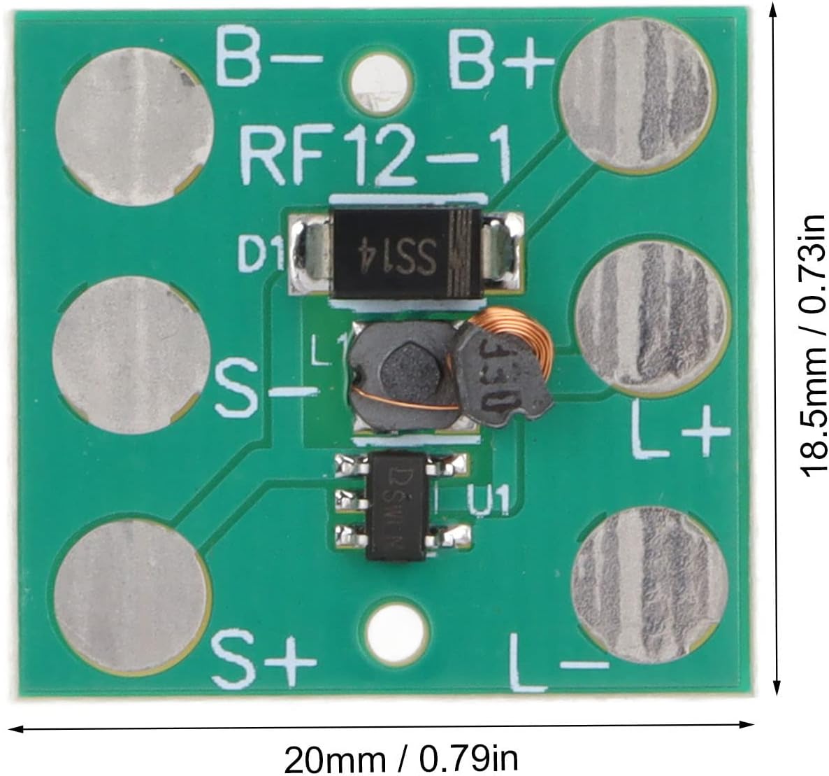 ANRKOYU 10Pcs 1.2V Solar Light Circuit Board, PCB Solar Lamp Control Module, Adjustable Solar Light Control Board for Outdoor Use