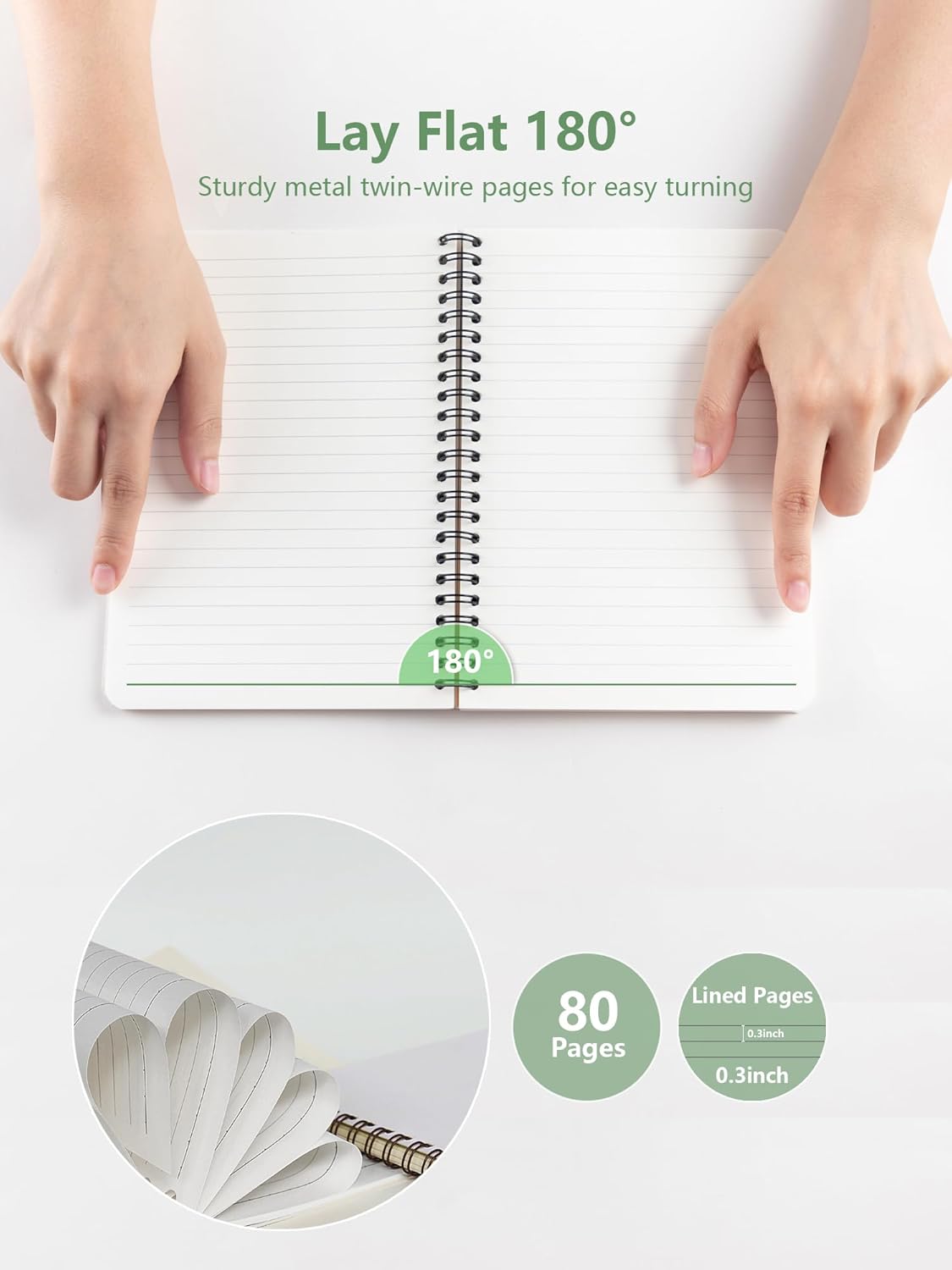Funny Bird Birding Spiral Notebook, Birds Watching Journal, Gifts for Birds Lover Watchers Journal, Bird Nerd Enthusiast Notebook 5.5x8.3 Inch - Dark Green-383