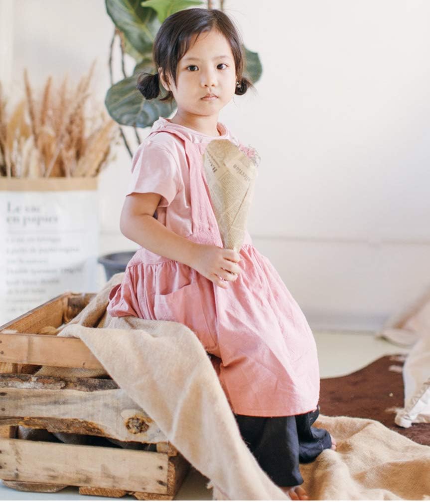 Children Cotton Apron Japanese Style Bib Home Clothes Painting Soft Co