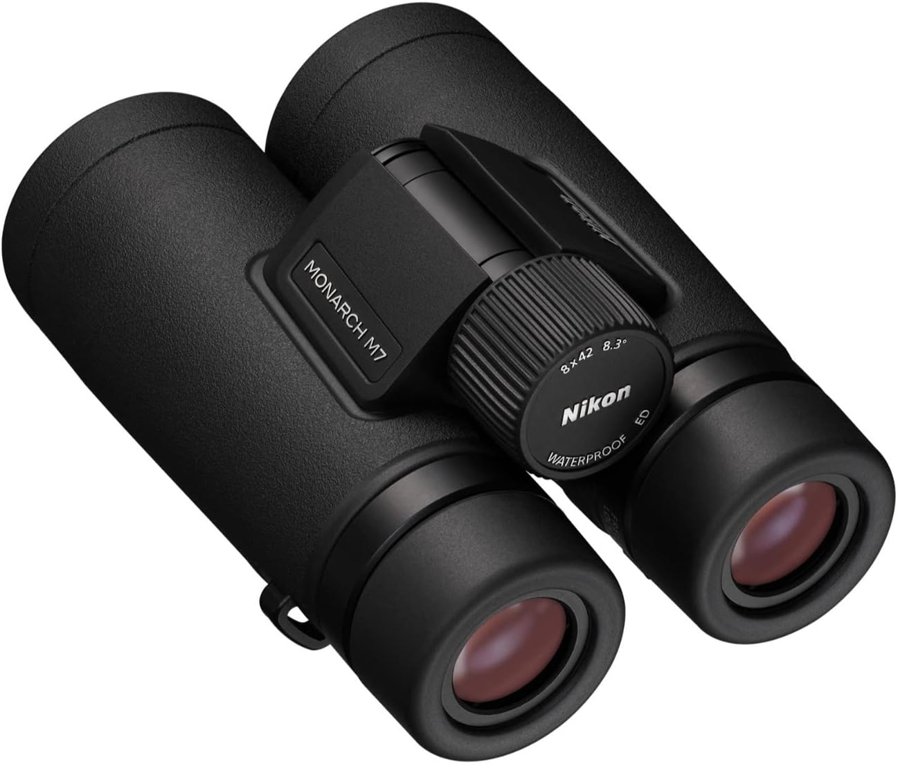 Nikon MONARCH M7 8x42 Binocular |Waterproof, fogproof, rubber-armored Full-Size Binocular with ED glass & wide field of view, oil & water repellent coating & locking diopter |Official Nikon USA Model