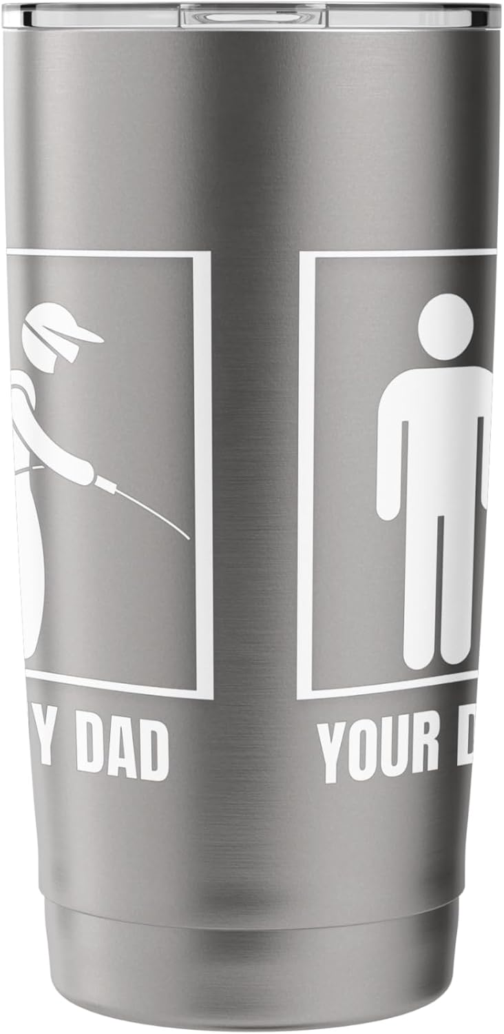 Pest Control Your Dad My Dad Funny Exterminator Stainless Steel Insulated Tumbler