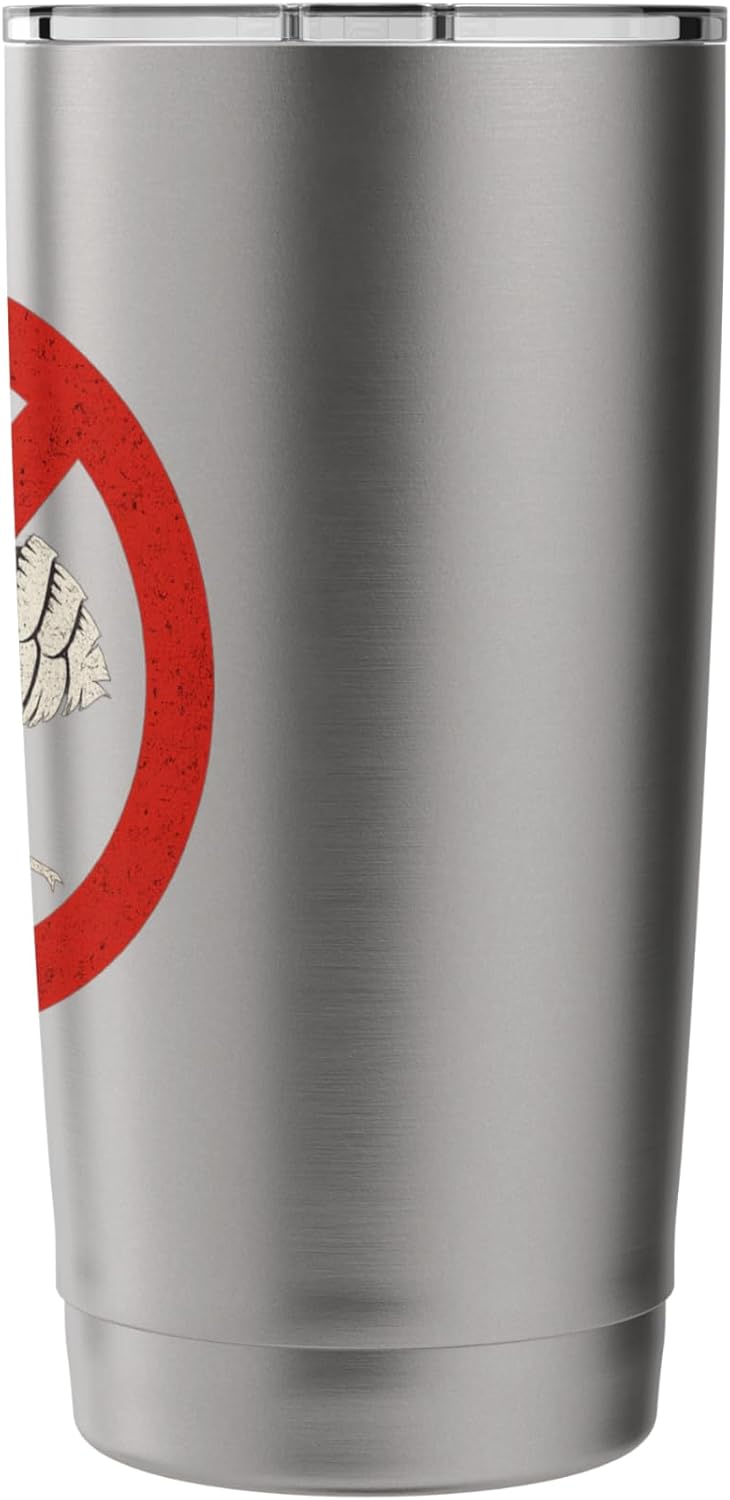 Funny Pest Control Flea Sign Halloween Exterminator Gag Stainless Steel Insulated Tumbler