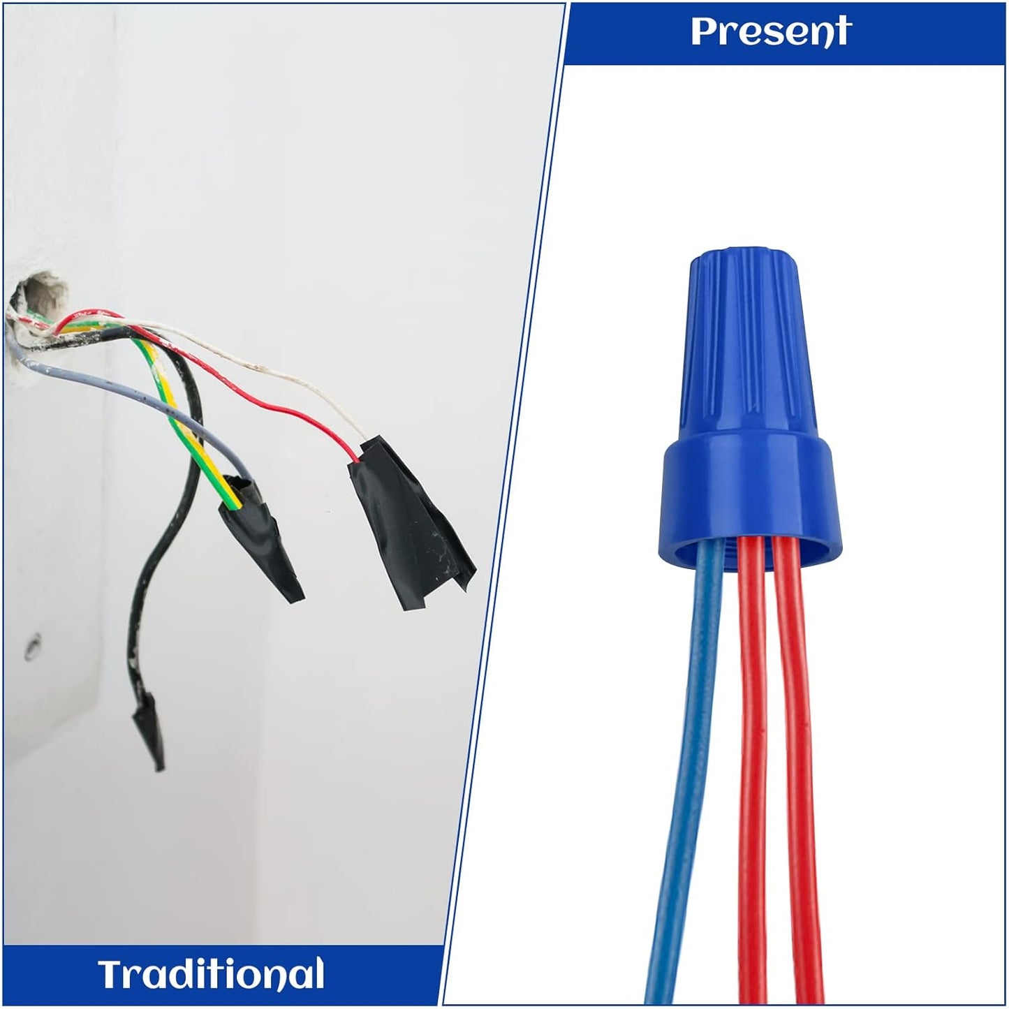 180 PCS Wire Connectors, Insulating Insert Twist Electrical Wire Conne