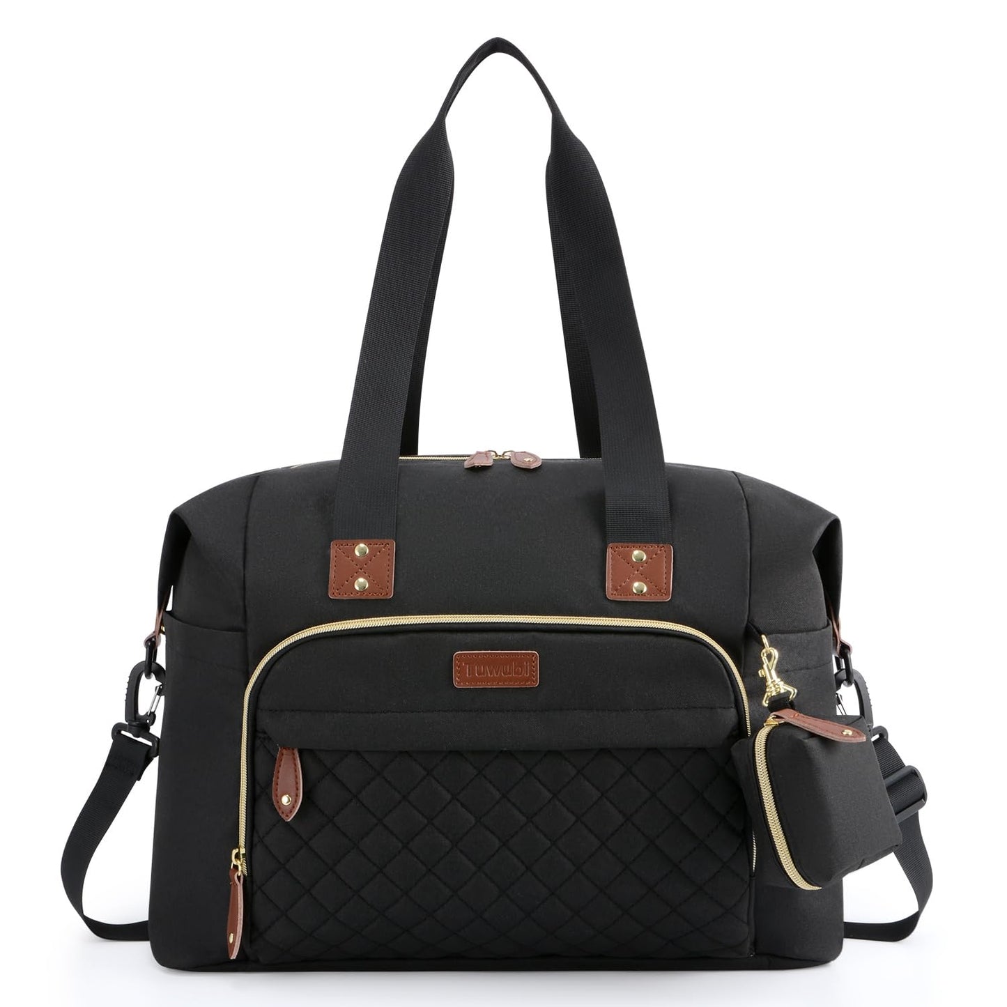 Tuwubi Diaper Bag Tote,Baby Diaper Bag with Pacifier Case Large Travel