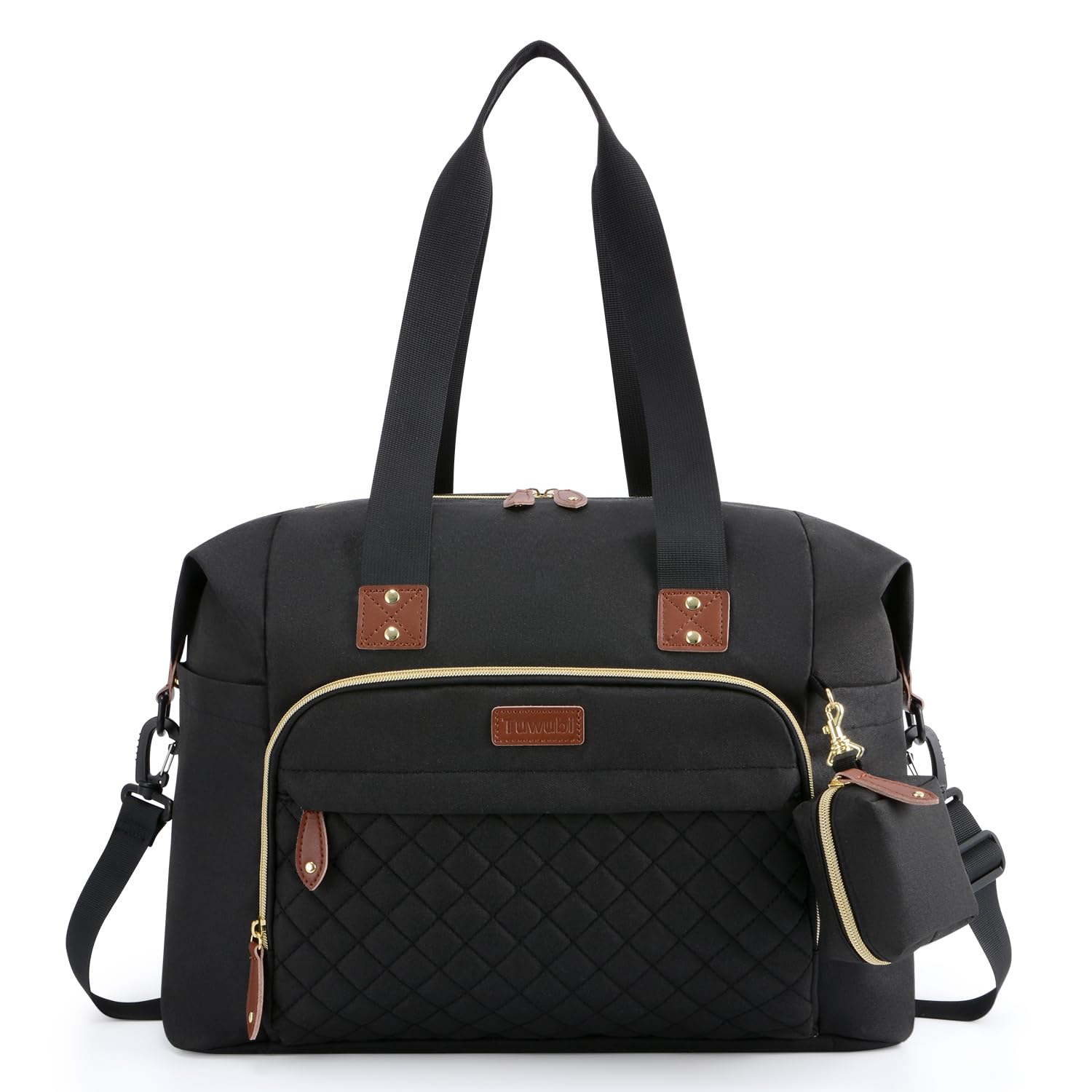 Tuwubi Diaper Bag Tote,Baby Diaper Bag with Pacifier Case Large Travel