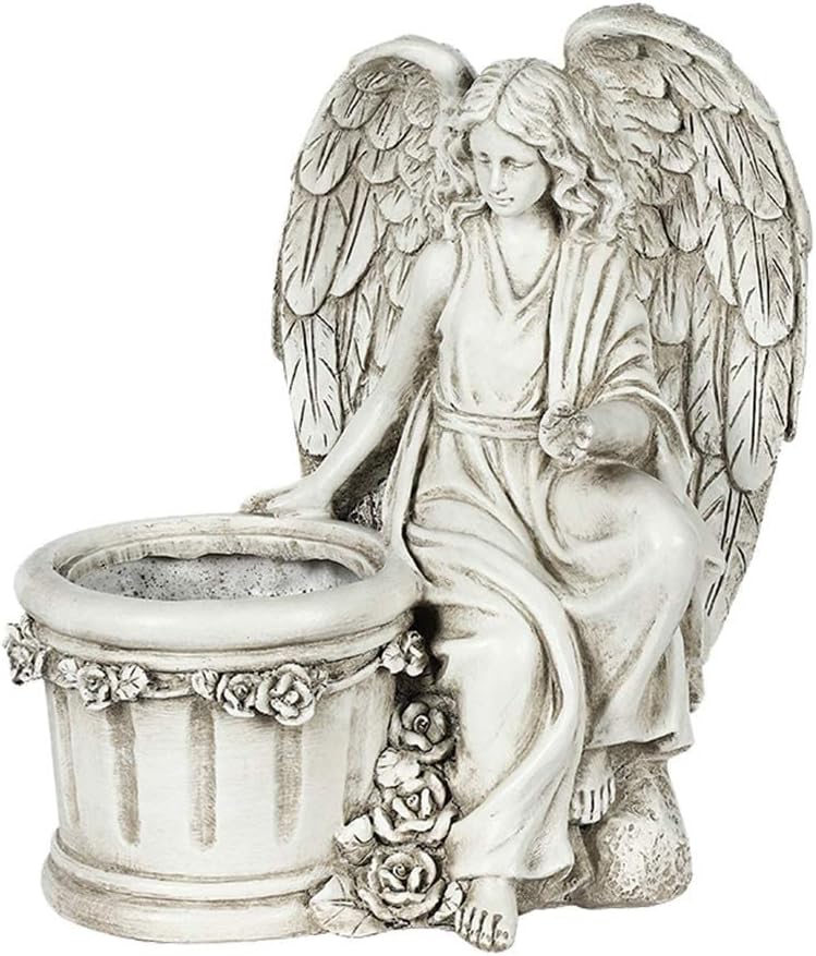 Planter Flowerpot Planter Pots Unique Plant Pots Resin Planter Angel P