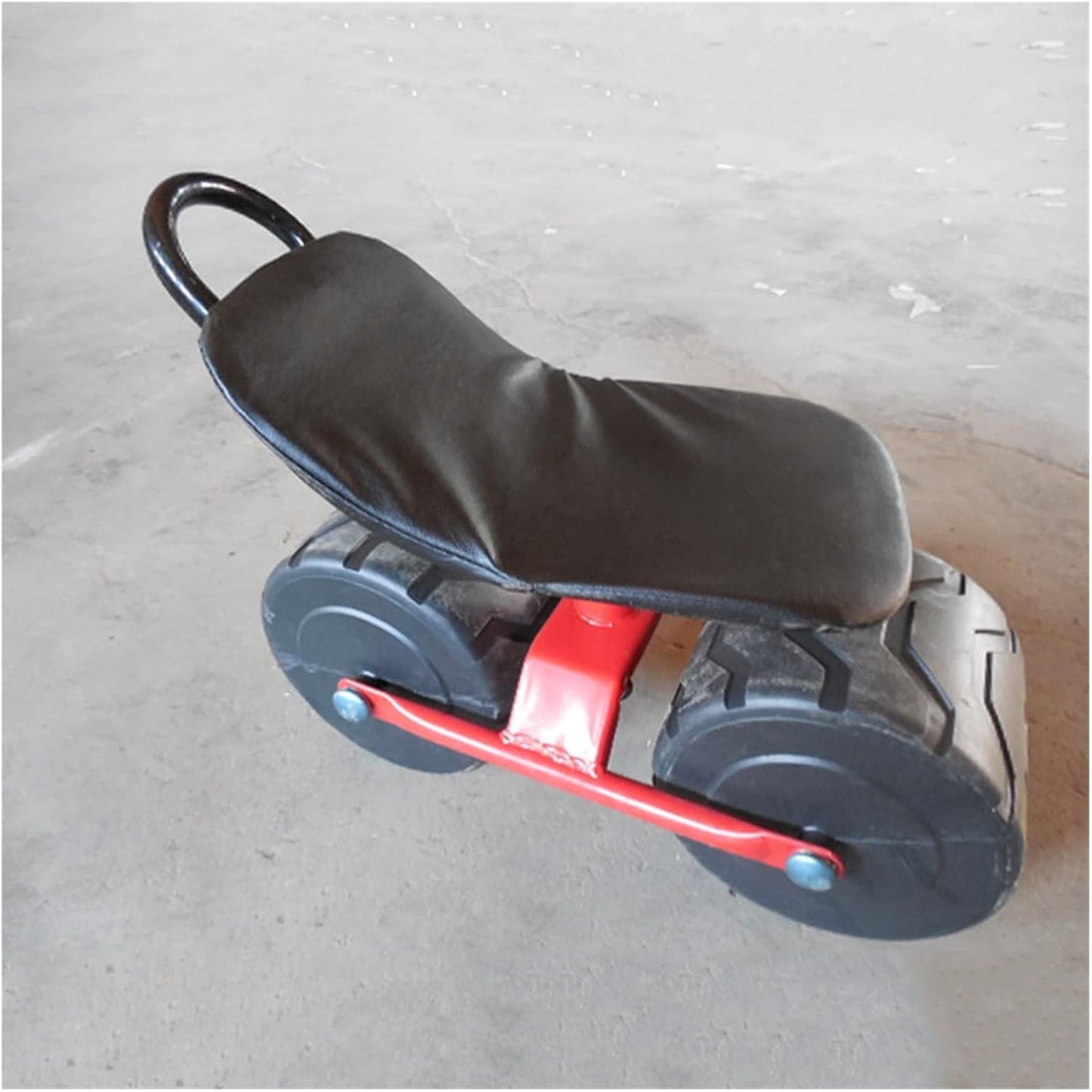 JSEIAJB Firm Iron Garden Cart Tool Planting Pickingstool Comfortable PU Sponge Seat Pad Moving Work Chair