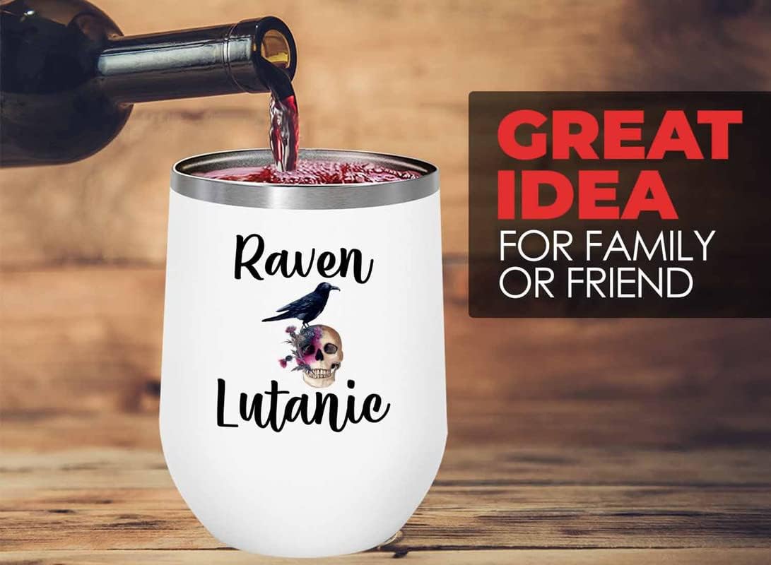 Bird Lover White Edition Wine Tumbler 12oz - Rven lutanic - Hummingbir