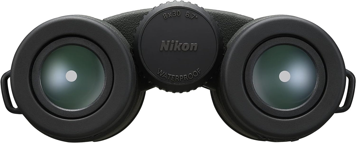 Nikon PROSTAFF P3 8x30 Binocular | Waterproof, fogproof, Rubber-Armored Compact Binocular, Wide Field of View & Long Eye Relief | Official Nikon USA Model