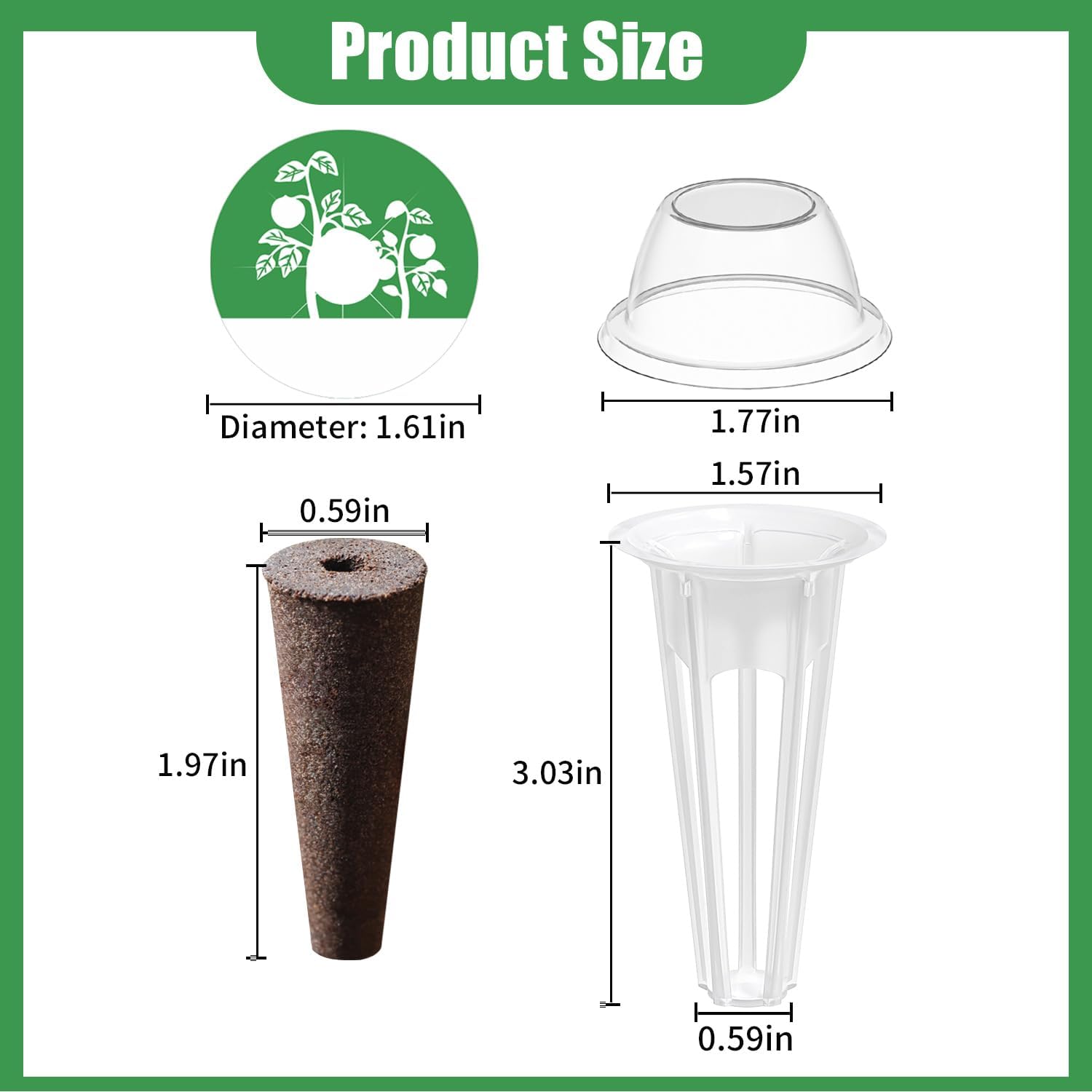 Seed Pod Kit Compatible with Aero Garden and All Brands - Grow Anythin