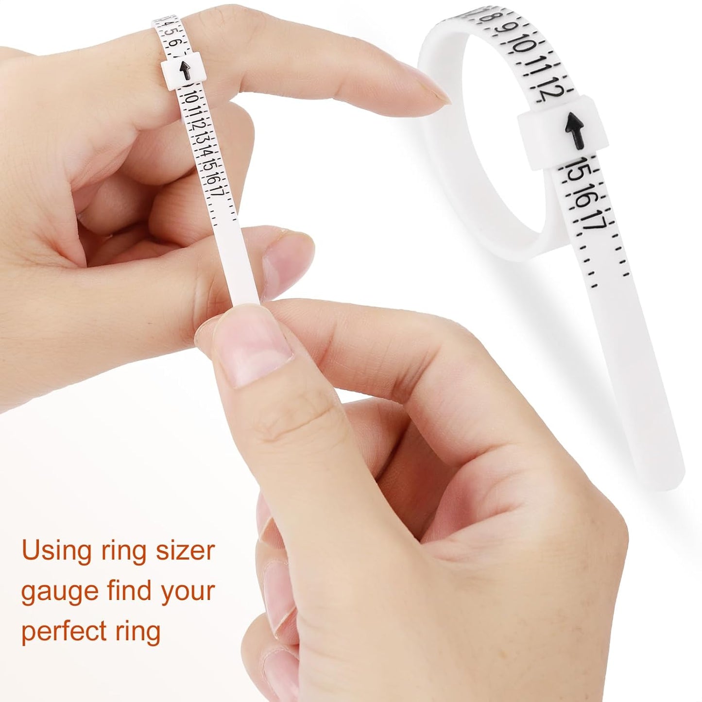 Ring Sizer Measuring Tool Kit, Ring Mandrel Measurer, 27 PCS Premium S