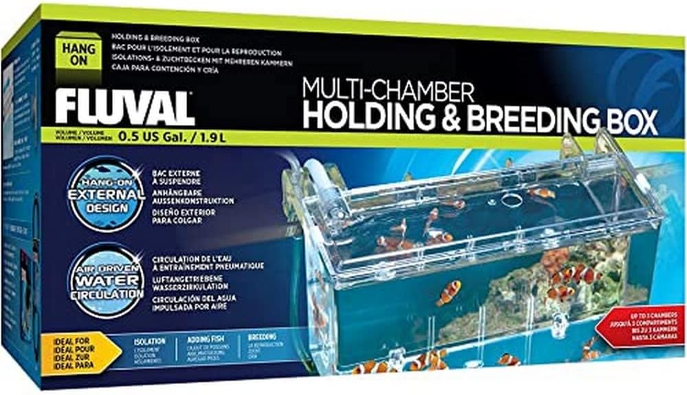 Fluval Multi-Chamber Holding and Breeding Box, Large – Up To 3 Separat