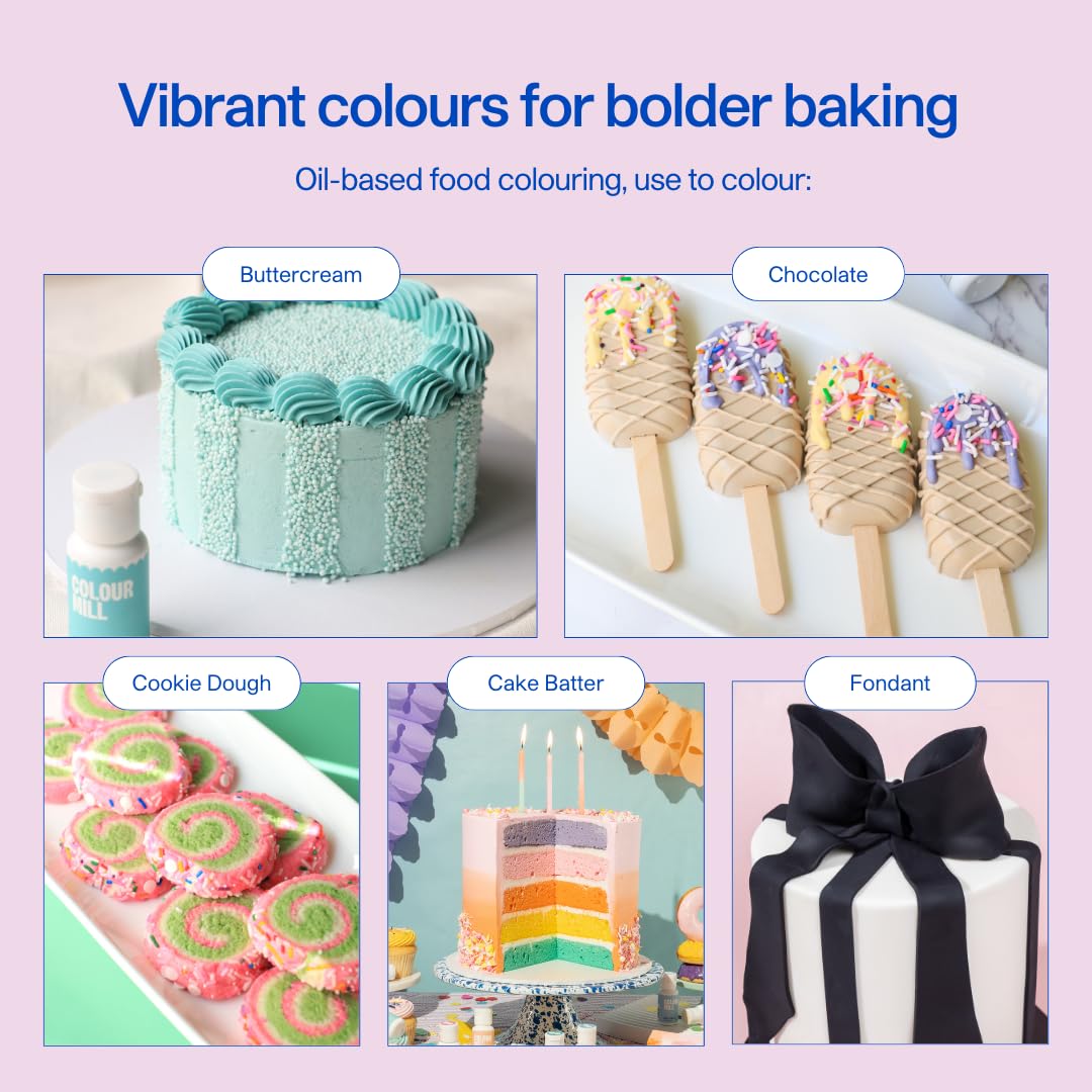 Colour Mill Oil-Blend Food Coloring, 20 Milliliters - Baby Pink