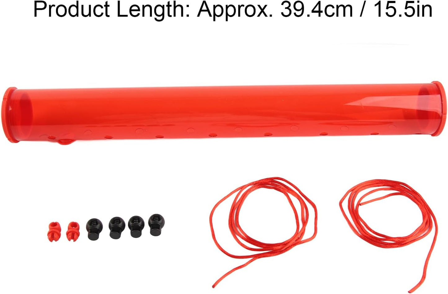 Horizontal Hanging Bird Feeder Transparent Hummingbird Feeder Tube Long Lasting Sturdy Plastic Easy to Assemble for Terrace Garden Porch