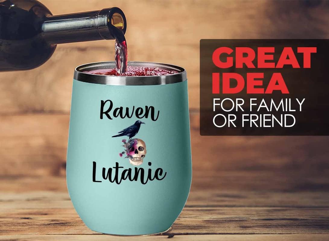 Bird Lover Teal Edition Wine Tumbler 12oz - Rven lutanic - Hummingbird Nest Cage Parrot Dad Gardening Outdoor Birdwatcher Feeder