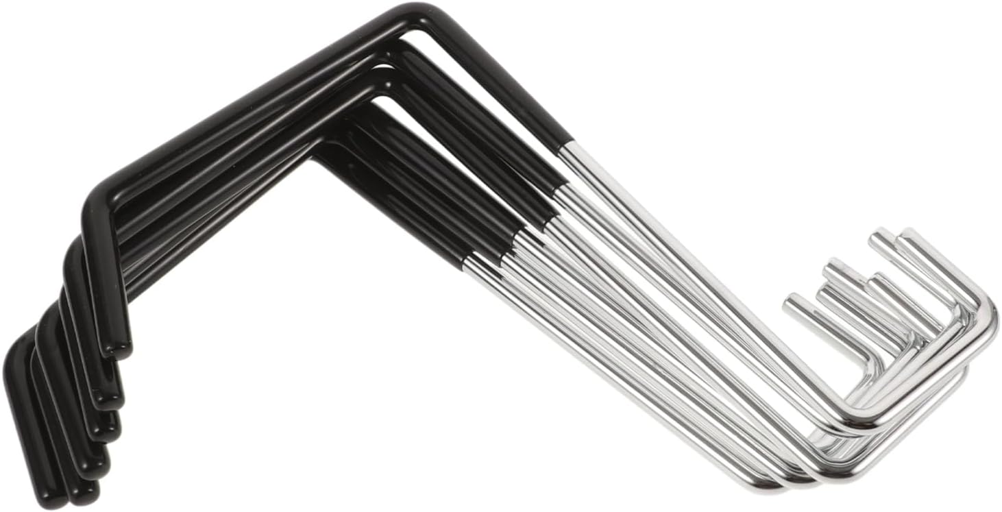 Milisten 6pcs Heavy Duty Garage Hooks for Wall Storage Hangers for Org